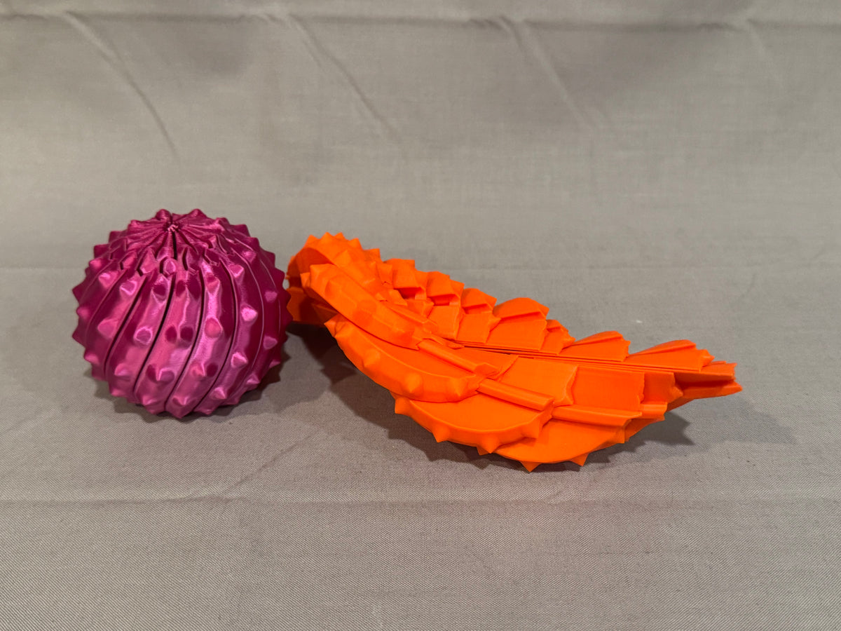 Articulated Spiral Sphere – 3D Printed Fidget & Display Piece