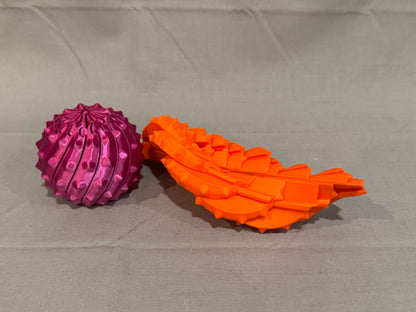 Articulated Spiral Sphere – 3D Printed Fidget & Display Piece