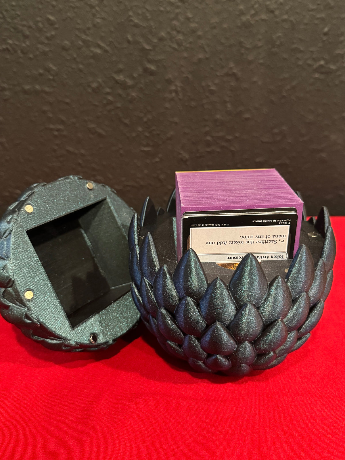 3D printed Dragon Egg Magic the Gathering Commander Deck Box