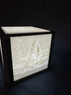 3D printed Personalized Lithophane - Custom Photo